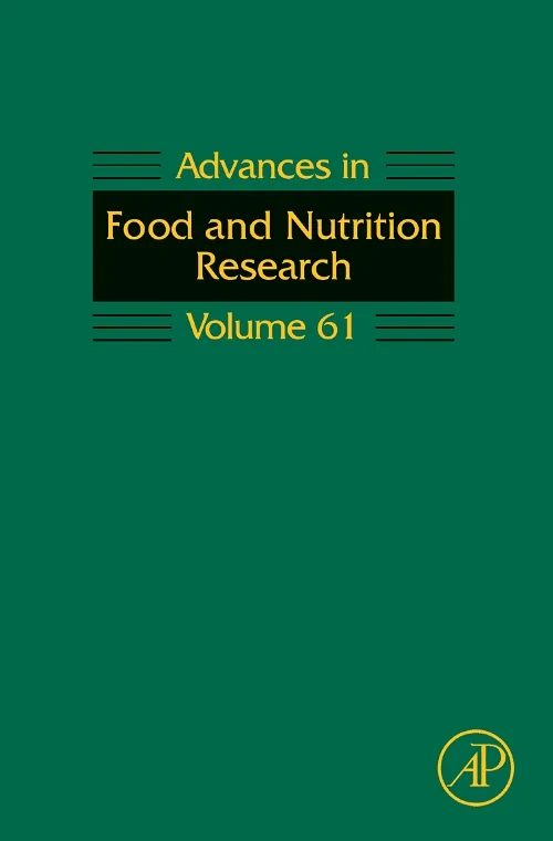 Coperta cărții "Advances in Food and Nutrition Research" de autor necunoscut