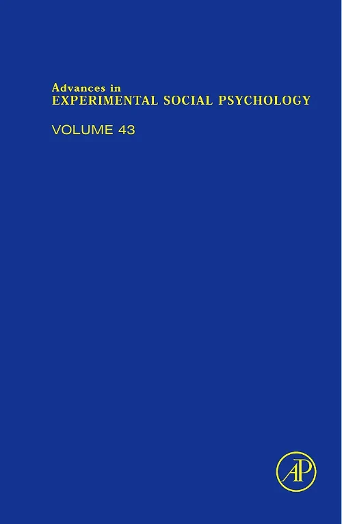 Coperta cărții "Advances in Experimental Social Psychology" de autor necunoscut