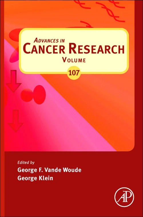 Coperta cărții "Advances in Cancer Research" de autor necunoscut