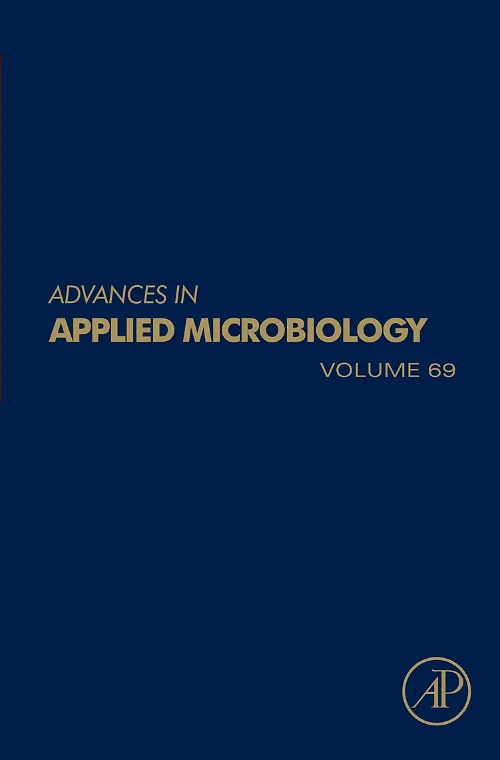 Coperta cărții "Advances in Applied Microbiology" de autor necunoscut