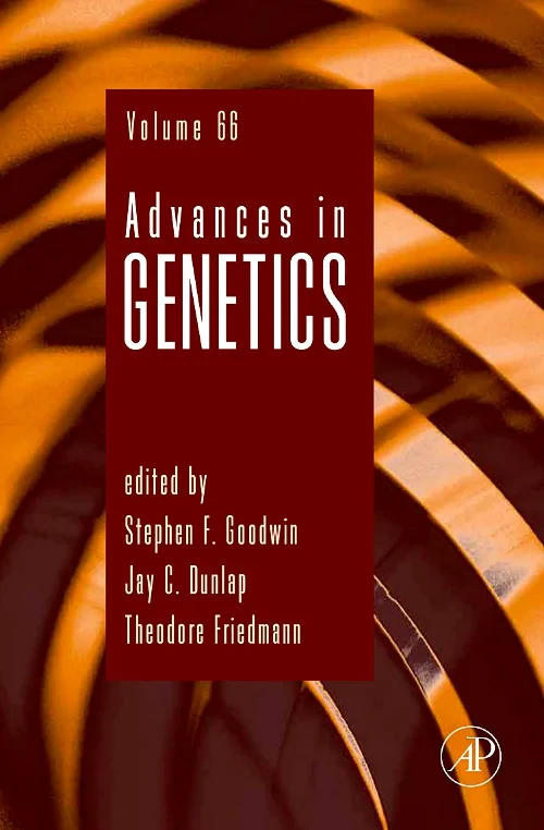 Coperta cărții "Advances in Genetics" de autor necunoscut