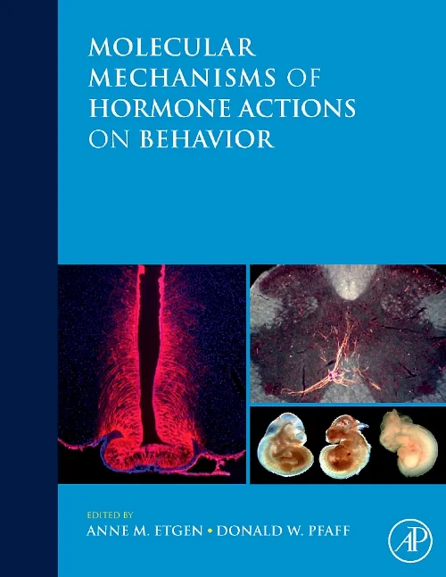 Coperta cărții "Molecular Mechanisms of Hormone Actions on Behavior" de autor necunoscut