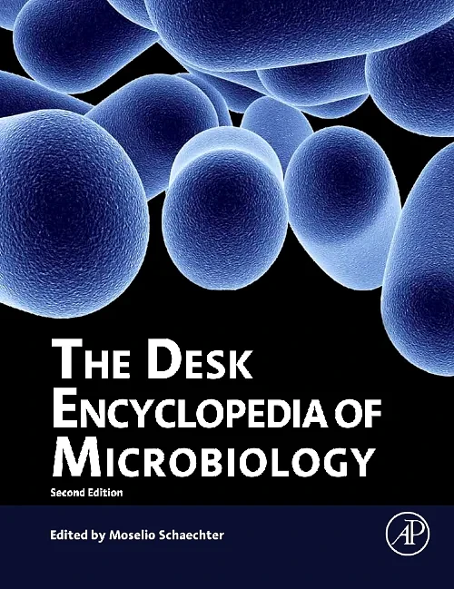 Coperta cărții "Desk Encyclopedia of Microbiology" de autor necunoscut
