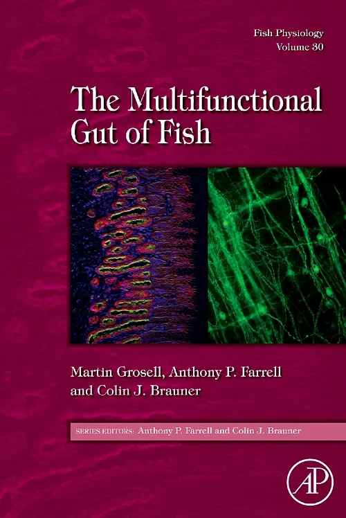 Coperta cărții "Fish Physiology: The Multifunctional Gut of Fish" de autor necunoscut