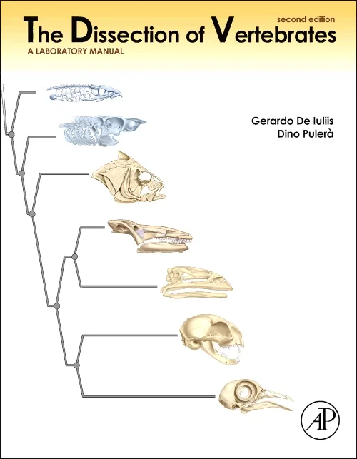 Coperta cărții "The Dissection of Vertebrates" de autor necunoscut