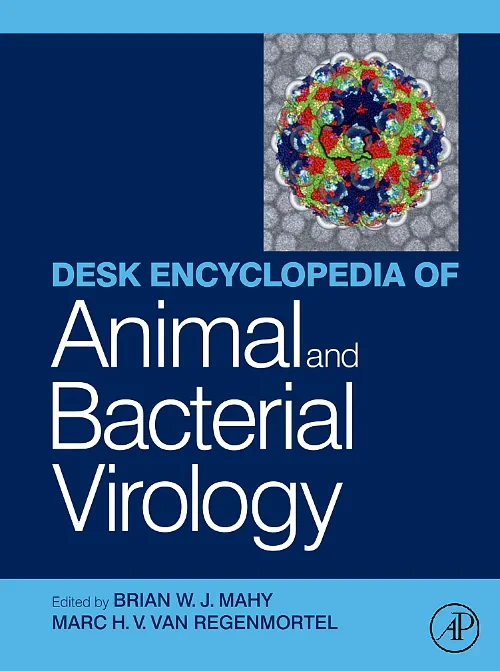 Coperta cărții "Desk Encyclopedia Animal and Bacterial Virology" de autor necunoscut