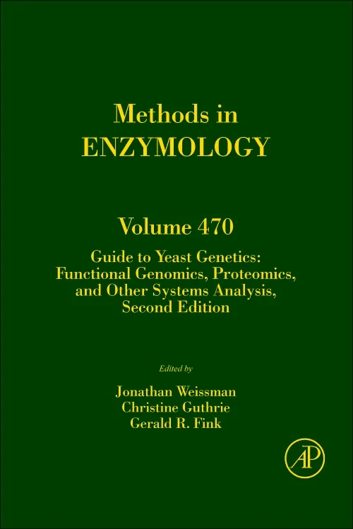 Coperta cărții "Guide to Yeast Genetics: Functional Genomics, Proteomics, and Other Systems Analysis" de autor necunoscut