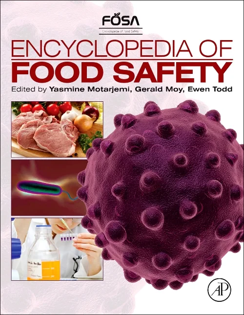 Coperta cărții "Encyclopedia of Food Safety" de autor necunoscut