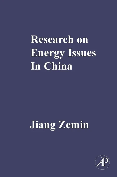 Coperta cărții "Research on Energy Issues in China" de autor necunoscut