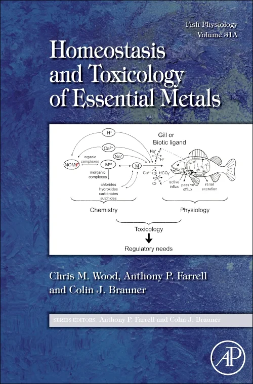 Coperta cărții "Fish Physiology: Homeostasis and Toxicology of Essential Metals" de autor necunoscut