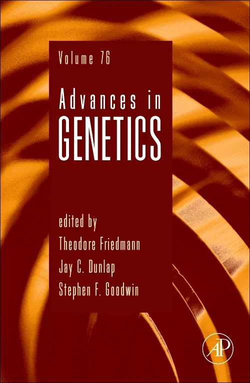 Coperta cărții "Advances in Genetics" de autor necunoscut