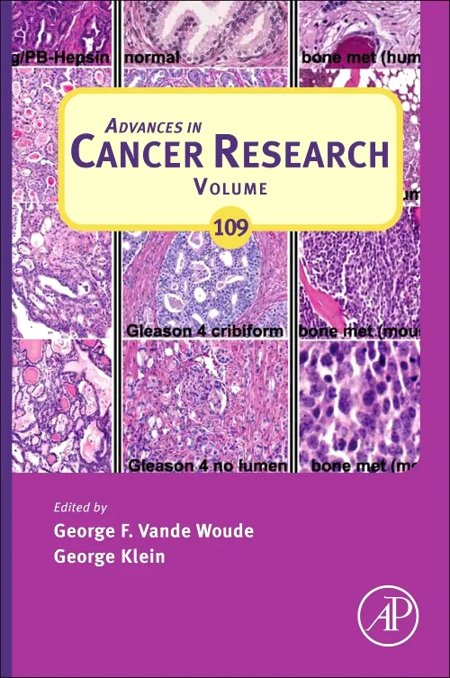 Coperta cărții "Advances in Cancer Research" de autor necunoscut