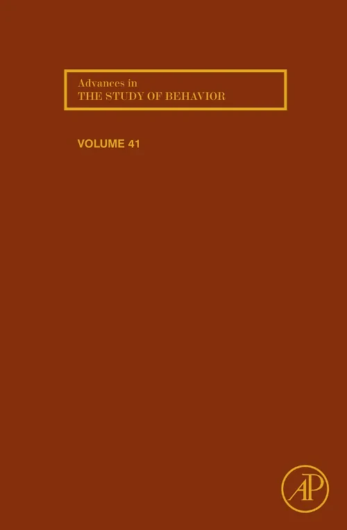 Coperta cărții "Advances in the Study of Behavior" de autor necunoscut