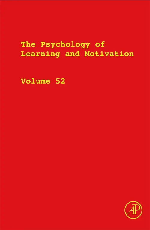 Coperta cărții "The Psychology of Learning and Motivation" de autor necunoscut