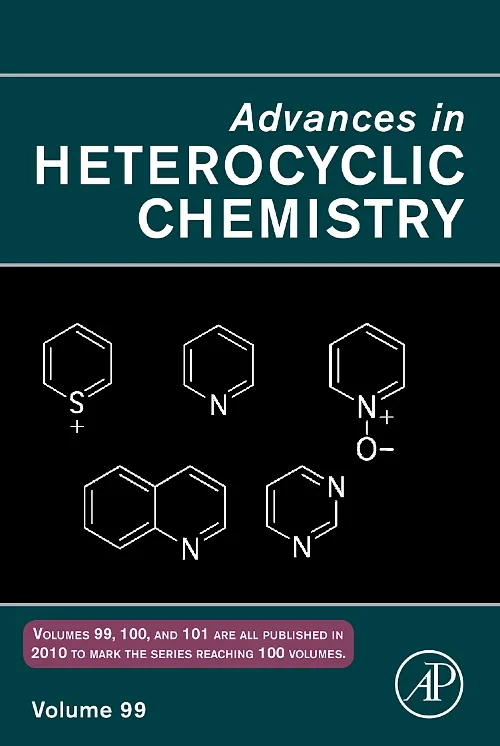 Coperta cărții "Advances in Heterocyclic Chemistry" de autor necunoscut