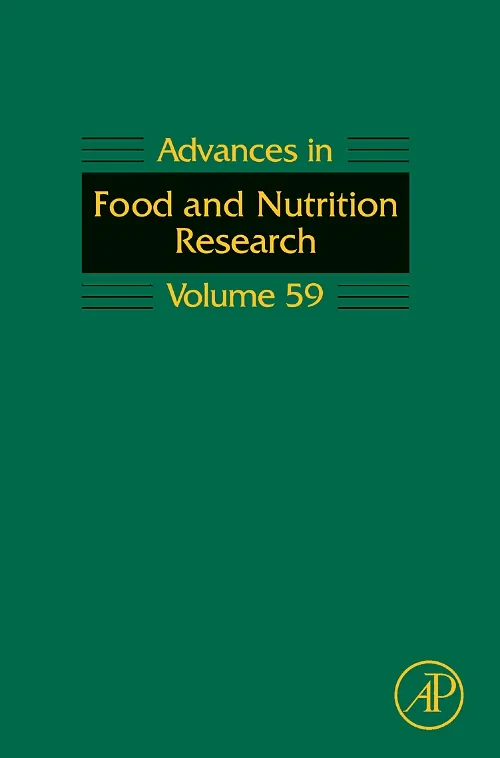 Coperta cărții "Advances in Food and Nutrition Research" de autor necunoscut
