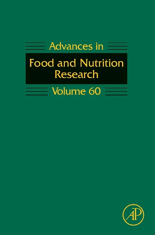 Coperta cărții "Advances in Food and Nutrition Research" de autor necunoscut