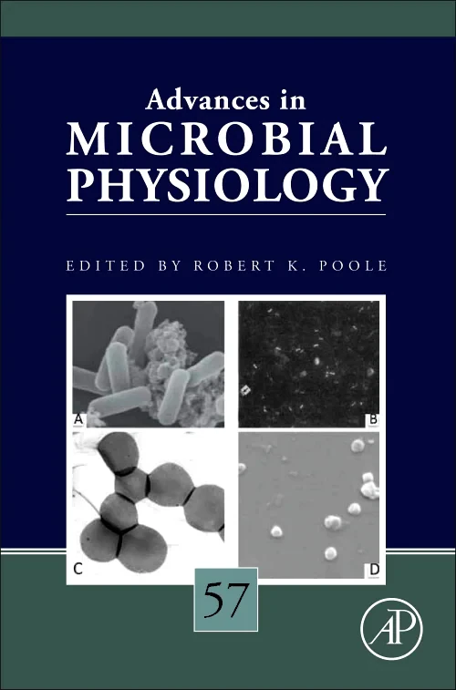 Coperta cărții "Advances in Microbial Physiology" de autor necunoscut