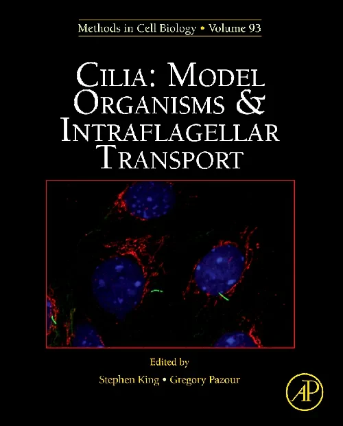 Coperta cărții "Cilia: Model Organisms and Intraflagellar Transport" de autor necunoscut