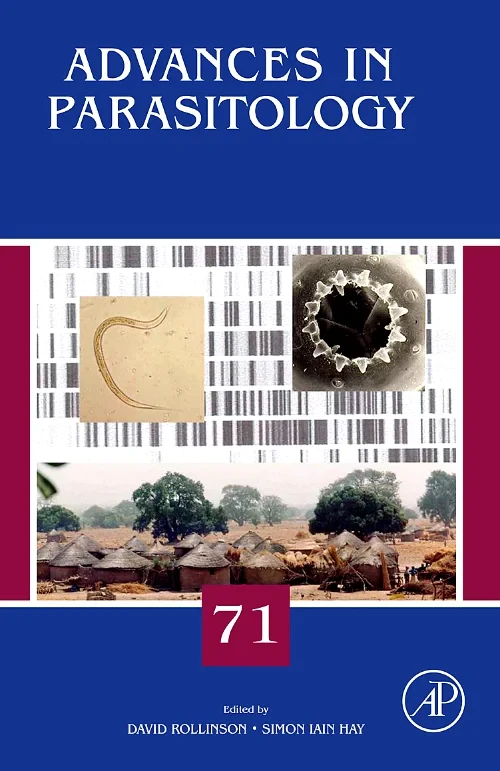 Coperta cărții "Advances in Parasitology" de autor necunoscut
