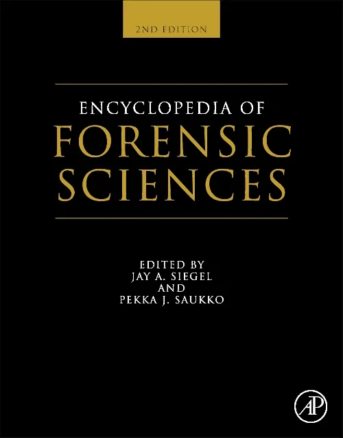 Coperta cărții "Encyclopedia of Forensic Sciences" de autor necunoscut