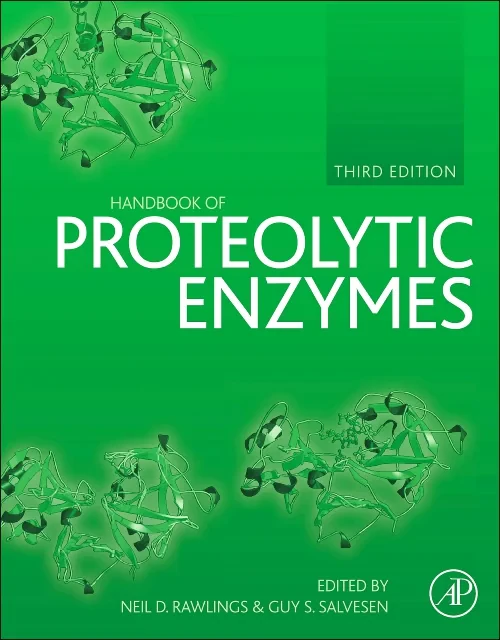 Coperta cărții "Handbook of Proteolytic Enzymes" de autor necunoscut