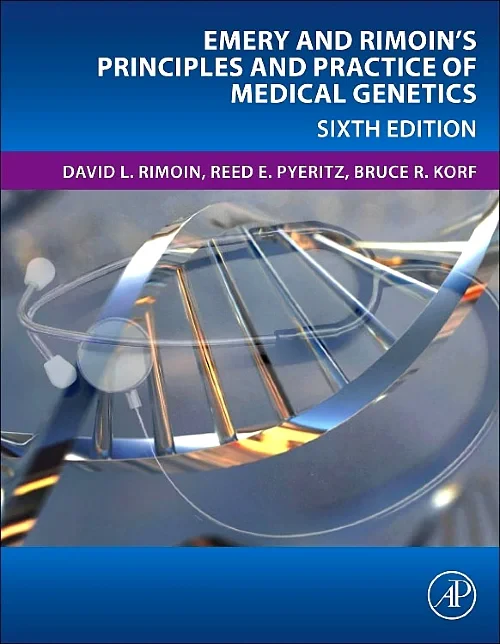 Coperta cărții "Emery and Rimoin&#039;s Principles and Practice of Medical Genetics" de autor necunoscut