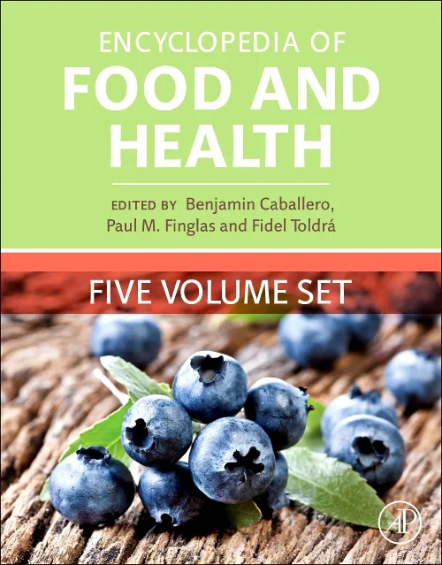 Coperta cărții "Encyclopedia of Food and Health" de autor necunoscut