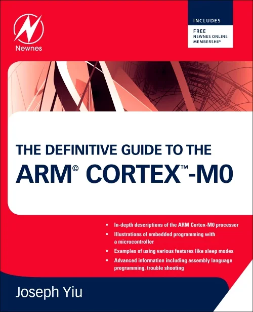 Coperta cărții "The Definitive Guide to the ARM Cortex-M0" de autor necunoscut