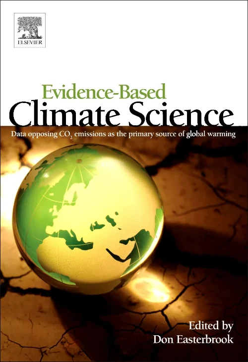 Coperta cărții "Evidence-Based Climate Science" de autor necunoscut