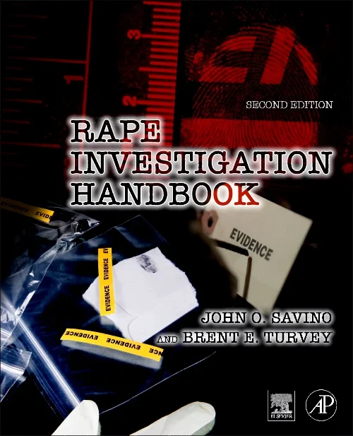 Coperta cărții "Rape Investigation Handbook" de autor necunoscut