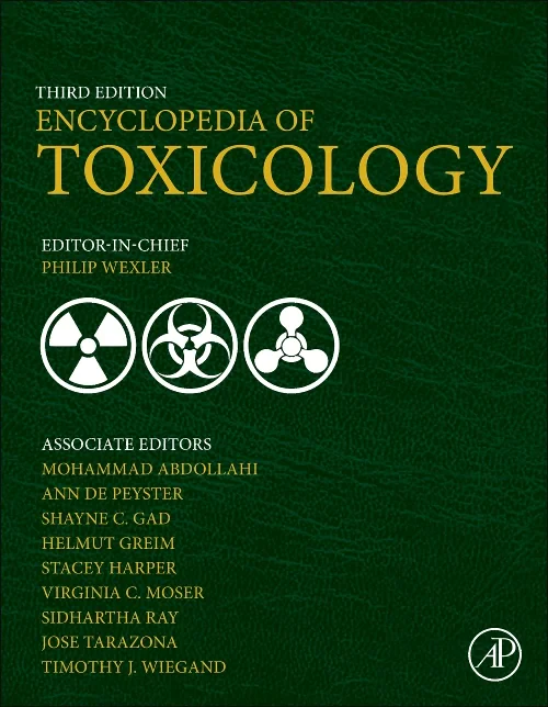 Coperta cărții "Encyclopedia of Toxicology" de autor necunoscut