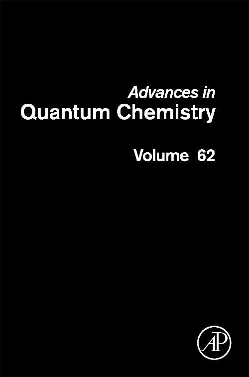 Coperta cărții "Advances in Quantum Chemistry" de autor necunoscut