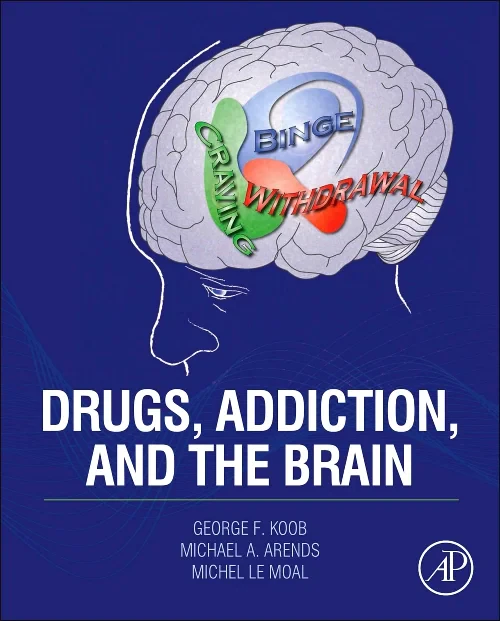 Coperta cărții "Drugs, Addiction, and the Brain" de autor necunoscut