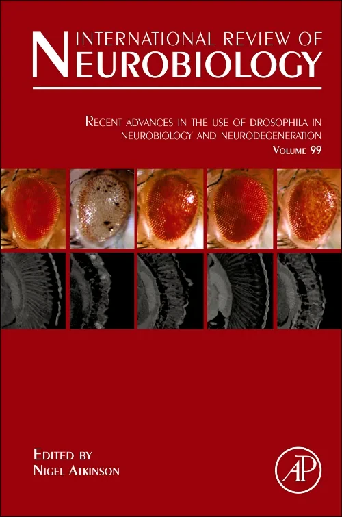 Coperta cărții "Recent Advances in the use of Drosophila in Neurobiology and Neurodegeneration" de autor necunoscut