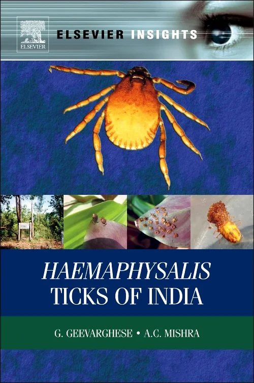 Coperta cărții "Haemaphysalis Ticks of India" de autor necunoscut
