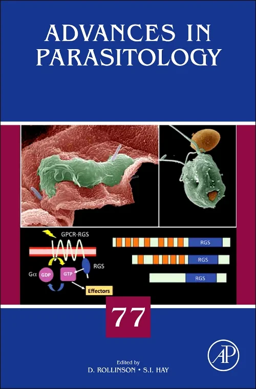 Coperta cărții "Advances in Parasitology" de autor necunoscut