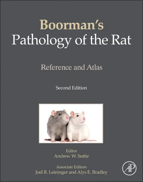 Coperta cărții "Boorman&#039;s Pathology of the Rat" de autor necunoscut