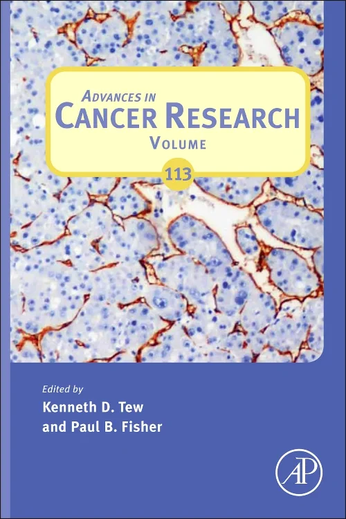 Coperta cărții "Advances in Cancer Research" de autor necunoscut