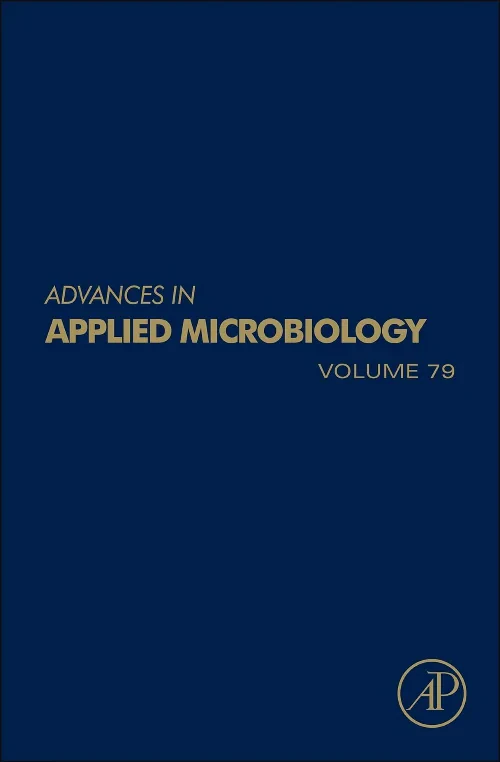 Coperta cărții "Advances in Applied Microbiology" de autor necunoscut