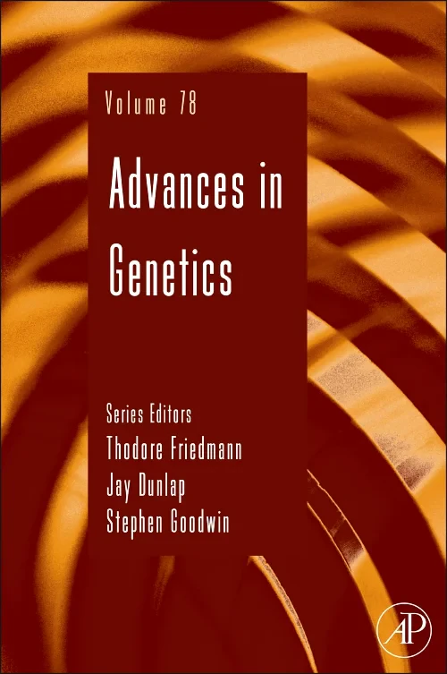 Coperta cărții "Advances in Genetics" de autor necunoscut