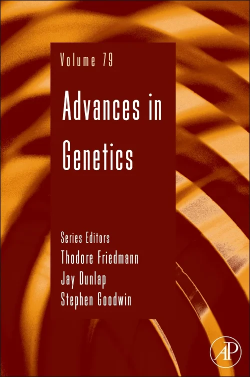 Coperta cărții "Advances in Genetics" de autor necunoscut