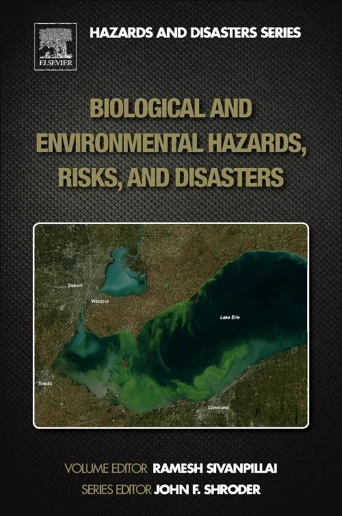 Coperta cărții "Biological and Environmental Hazards, Risks, and Disasters" de autor necunoscut