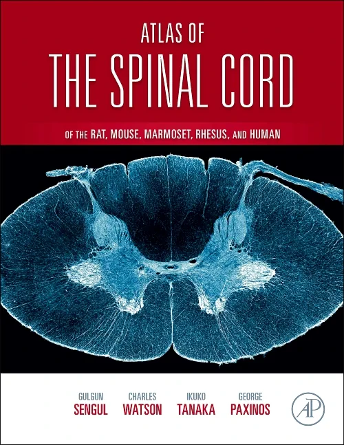 Coperta cărții "Atlas of the Spinal Cord" de autor necunoscut