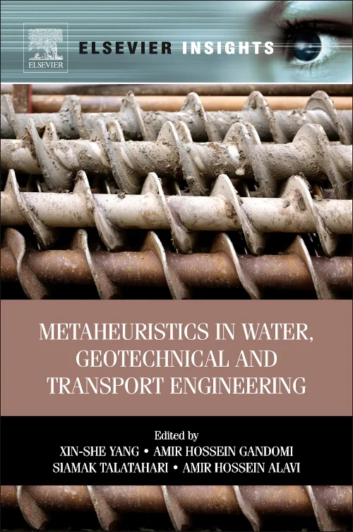 Coperta cărții "Metaheuristics in Water, Geotechnical and Transport Engineering" de autor necunoscut