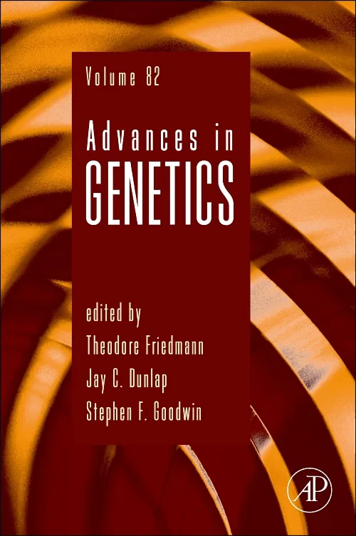 Coperta cărții "Advances in Genetics" de autor necunoscut