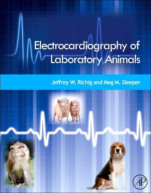 Coperta cărții "Electrocardiography of Laboratory Animals" de autor necunoscut