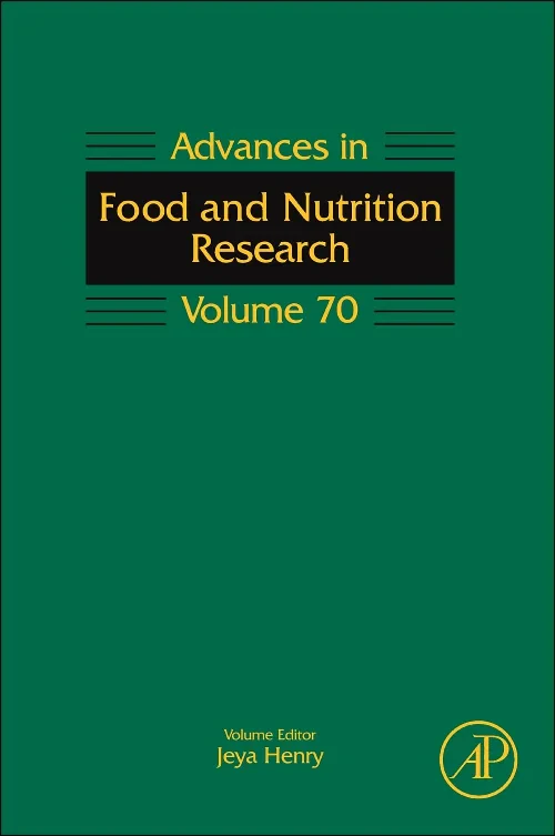 Coperta cărții "Advances in Food and Nutrition Research" de autor necunoscut