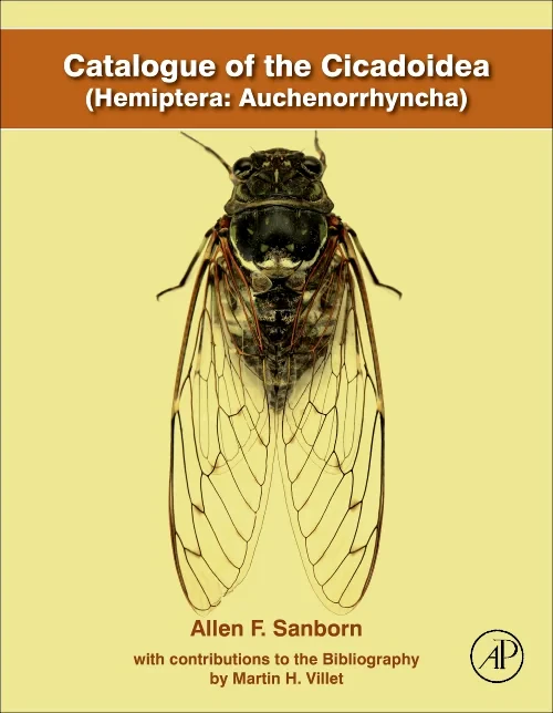 Coperta cărții "Catalogue of the Cicadoidea (Hemiptera: Auchenorrhyncha)" de autor necunoscut