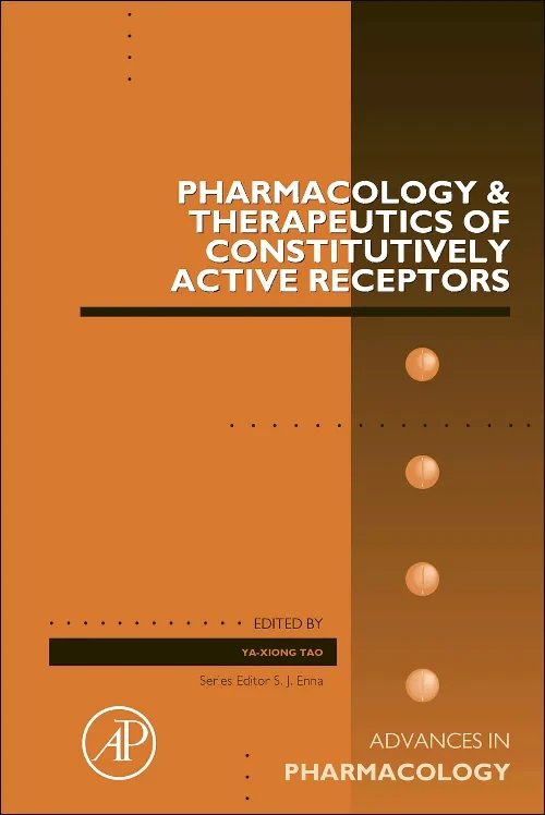 Coperta cărții "Pharmacology and Therapeutics of Constitutively Active Receptors" de autor necunoscut